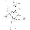 Tama HC42SN1 Base Assembly for HC42SN / HC43BSN