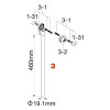 Tama HC83BLS3 Upper Tube Assembly for HC83BLS