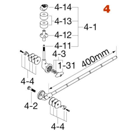 Tama HC83BLS4 Boom Pipe for HC83BLS