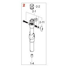 Tama HH905RH4 Middle Tube Assembly