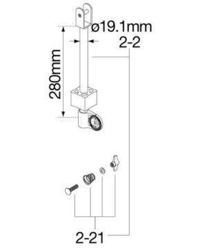 Tama HOW29WN3 Holder Section for HOW29WN Octoban Stand