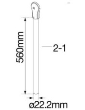 Tama HOW49WN2 Upper Tube only for HOW49WN Octoban Stand