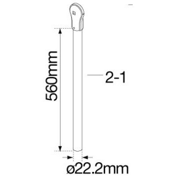 Tama HOW49WN2 Upper Tube only for HOW49WN Octoban Stand