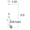 Tama HOW49WN22 Holder Pipe only for HOW49WN Octoban Stand