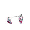 Tama HP900PWMCS 50th Limited Iron Cobra Power Glide Twin Pedal - Marble Coral Swirl