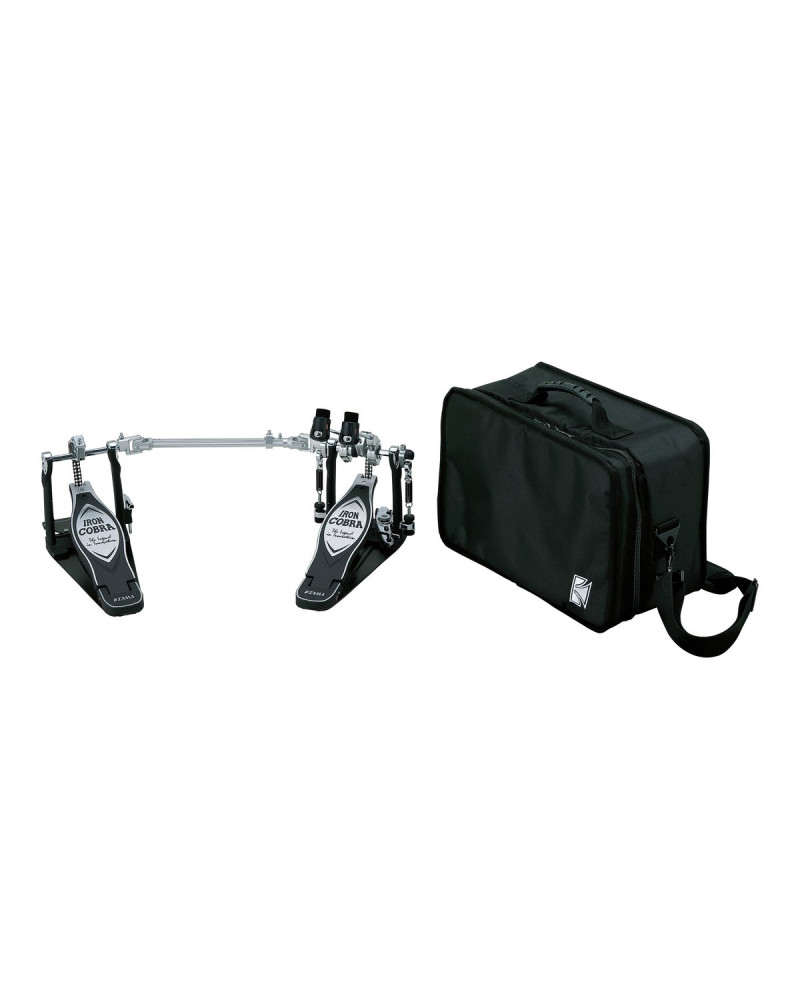 Tama HP900PWNMR Iron Cobra 900 Power Glide Twin Pedal Mirror Rod Special Bundle Pack
