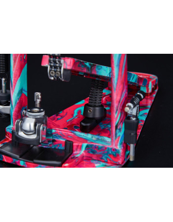 Tama HP900RMCS 50th Limited Iron Cobra Rolling Glide Single Pedal - Marble Coral Swirl