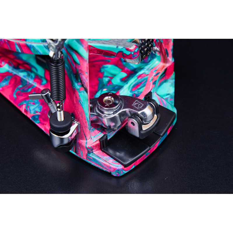 Tama HP900RMCS 50th Limited Iron Cobra Rolling Glide Single Pedal - Marble Coral Swirl