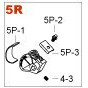 Tama HP9N5R Rolling Glide Lite Sprocket assembly