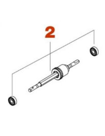 Tama HPDS12T Shaft Assembly for Dyna-Sync Twin Pedal (left side)