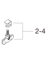 Tama HS50S21 T-Bolt M6 x 15mm w/ Pressure Plate for HS50S/HS50HF - Chrome