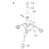 Tama HS70WN1 Base Assembly for HS70WN/HS70PWN Snare Stand