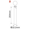 Tama HS800W2 Upper Tube with Ball for HS800W Snare Stand
