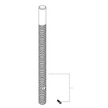 Tama HT2302 upper Rod - for HT230/HT250