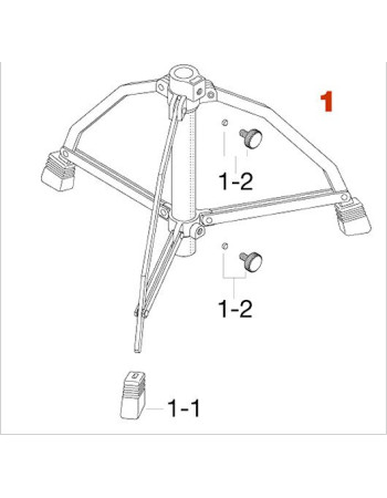 Tama HT25-1 Base Assembly for HT25 Drum Seat