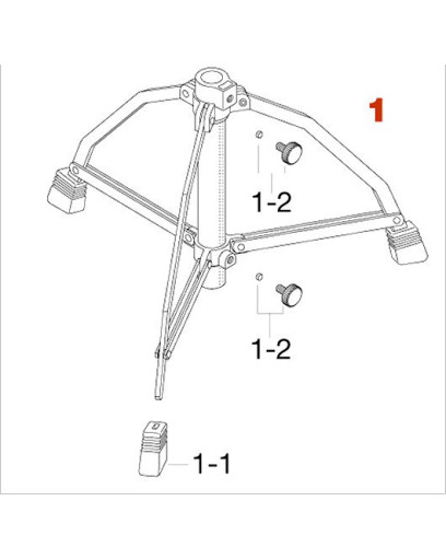 Tama HT25-1 Base Assembly for HT25 Drum Seat
