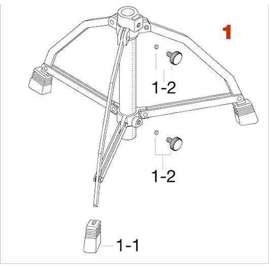 Tama HT25-1 Base Assembly for HT25 Drum Seat