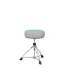 AMA 1st Chair Round Rider Drum Throne with Canvas Seat - Light Blue/Gray