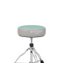 AMA 1st Chair Round Rider Drum Throne with Canvas Seat - Light Blue/Gray