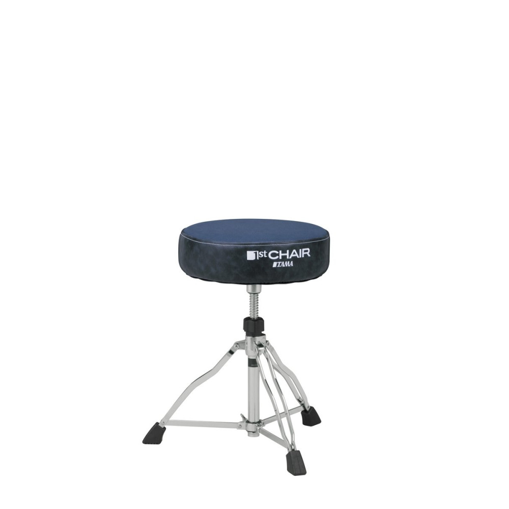 Tama HT430CVNB 1st Chair Round Rider Drum Throne with Canvas Seat - Navy Blue/Blue