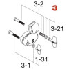 Tama HTS108W3 Tilter Assembly for HTS108W Single Tom Stand