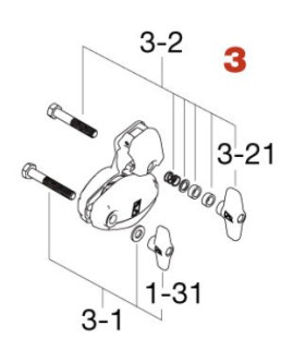Tama HTS108W3 Tilter Assembly for HTS108W Single Tom Stand