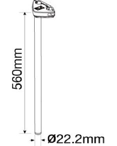 Tama HTW109W21 Center Tube & Holder Casting for HTW109W
