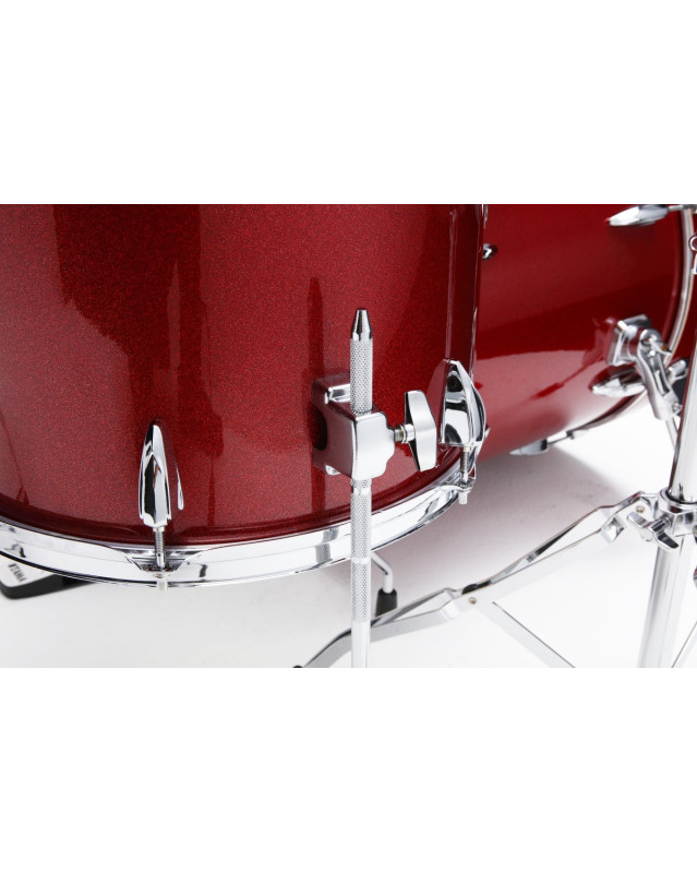 Tama IP50H6W-BRM Imperialstar Drum Set 5 pcs - Burnt Red Mist/Chrome HW + MEINL Cymbals HCS Cymbal Kit/Stage Master Doub