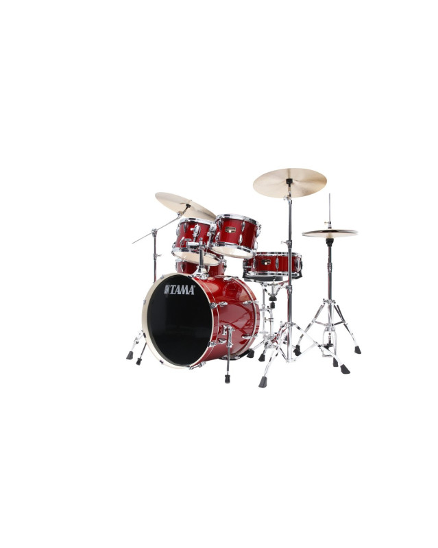 Tama IP50H6W-BRM Imperialstar Drum Set 5 pcs - Burnt Red Mist/Chrome HW + MEINL Cymbals HCS Cymbal Kit/Stage Master Doub