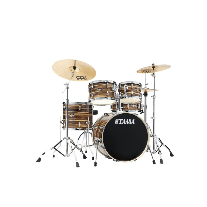 Tama IP50H6W-CTW Imperialstar Drum Set 5 pcs - Coffee Teak Wrap/Chrome HW + MEINL Cymbals HCS Cymbal Kit/Stage Master Do