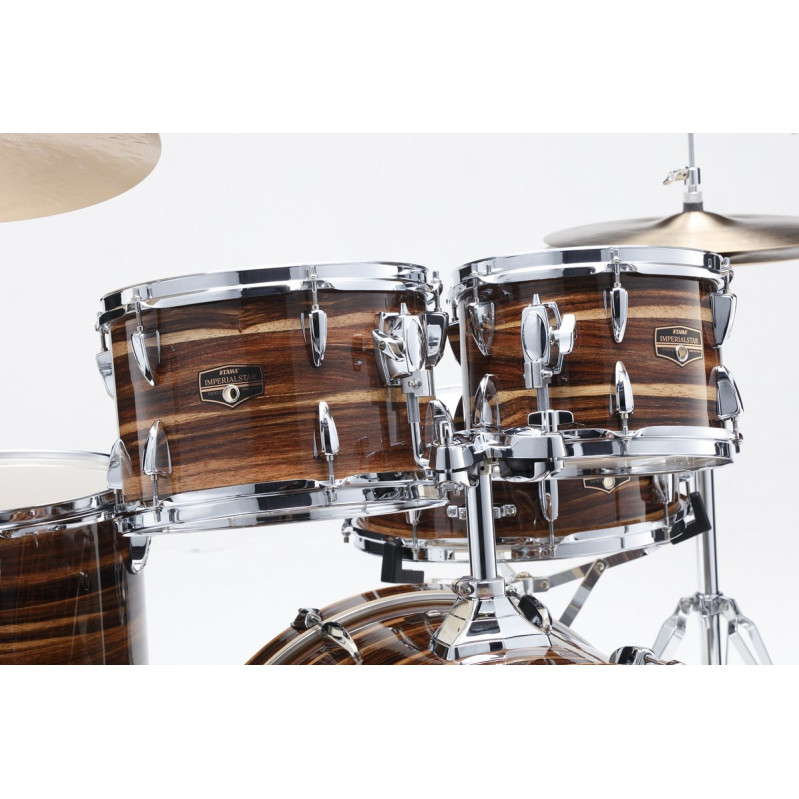 Tama IP50H6W-CTW Imperialstar Drum Set 5 pcs - Coffee Teak Wrap/Chrome HW + MEINL Cymbals HCS Cymbal Kit/Stage Master Do