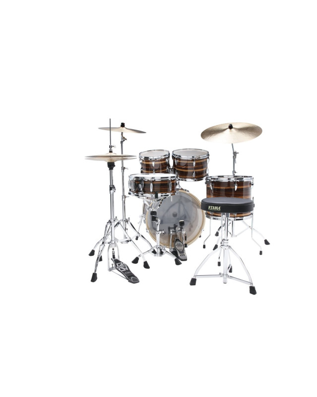 Tama IP50H6W-CTW Imperialstar Drum Set 5 pcs - Coffee Teak Wrap/Chrome HW + MEINL Cymbals HCS Cymbal Kit/Stage Master Do
