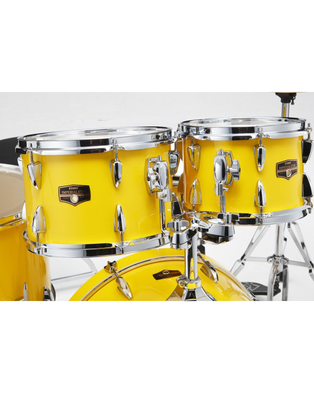 Tama IP50H6W-ELY Imperialstar Drum Set 5 pcs - Electric Yellow/Chrome HW + MEINL Cymbals HCS Cymbal Kit/Stage Master Dou