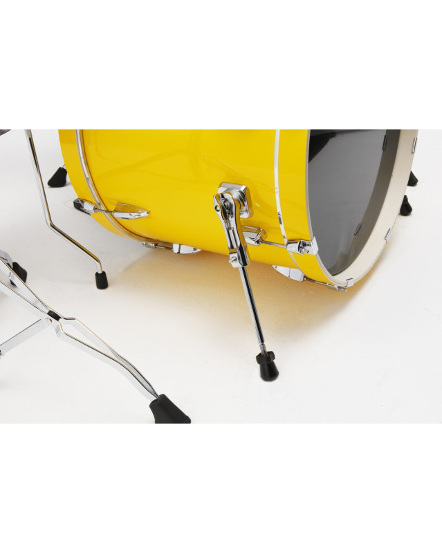 Tama IP50H6W-ELY Imperialstar Drum Set 5 pcs - Electric Yellow/Chrome HW + MEINL Cymbals HCS Cymbal Kit/Stage Master Dou