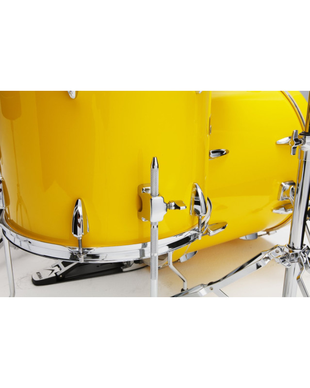 Tama IP50H6W-ELY Imperialstar Drum Set 5 pcs - Electric Yellow/Chrome HW + MEINL Cymbals HCS Cymbal Kit/Stage Master Dou