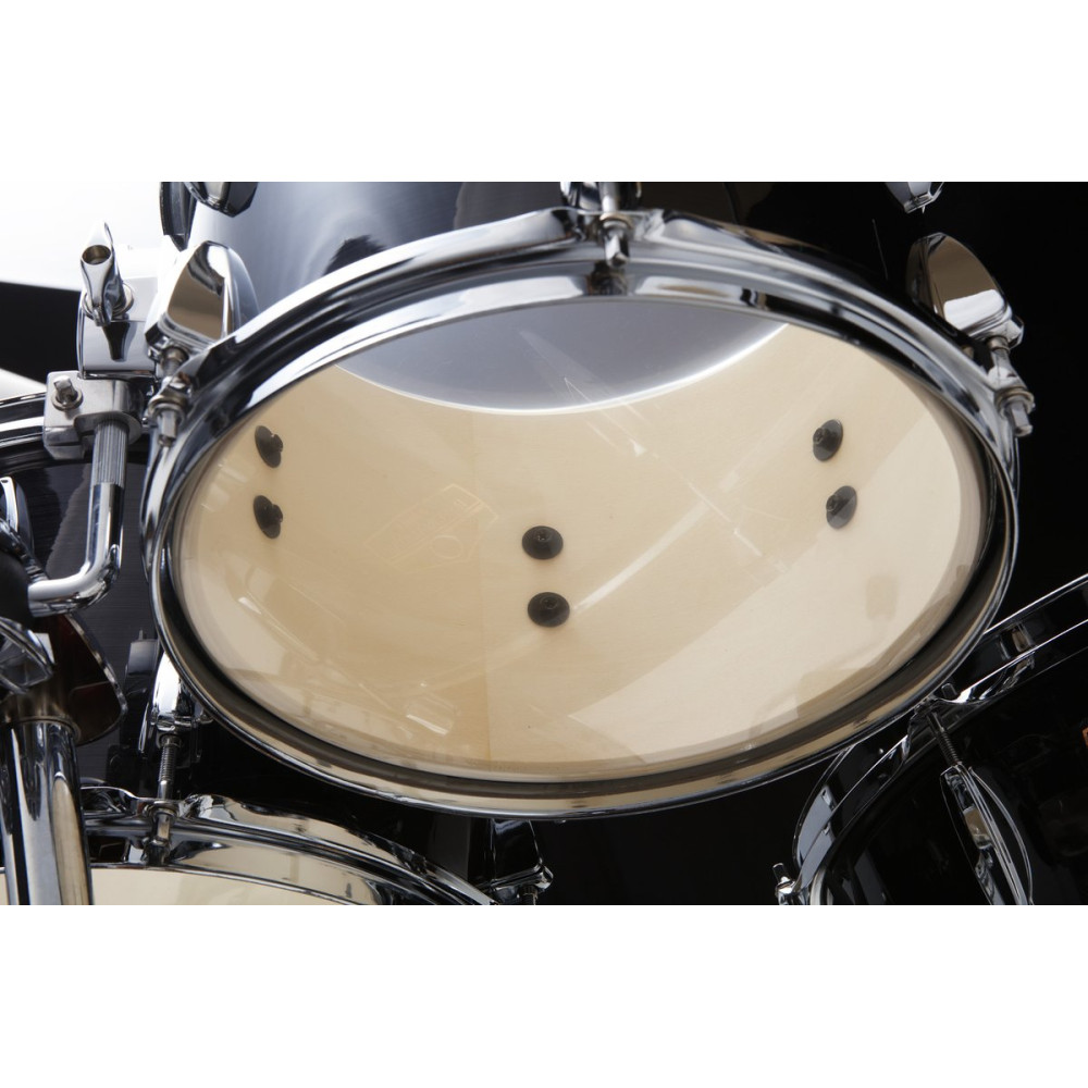 Tama IP50H6W-HBK Imperialstar Drum Set 5 pcs - Hairline Black/Chrome HW + MEINL Cymbals HCS Cymbal Kit/Stage Master Doub