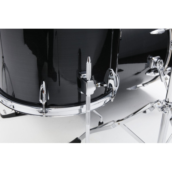 Tama IP50H6W-HBK Imperialstar Drum Set 5 pcs - Hairline Black/Chrome HW + MEINL Cymbals HCS Cymbal Kit/Stage Master Doub