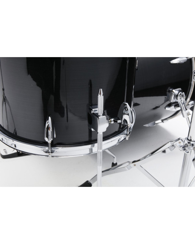 Tama IP50H6W-HBK Imperialstar Drum Set 5 pcs - Hairline Black/Chrome HW + MEINL Cymbals HCS Cymbal Kit/Stage Master Doub
