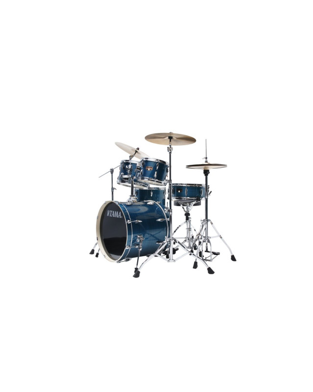 Tama IP50H6W-HLB Imperialstar Drum Set 5 pcs - Hairline Blue/Chrome HW + MEINL Cymbals HCS Cymbal Kit/Stage Master Doubl