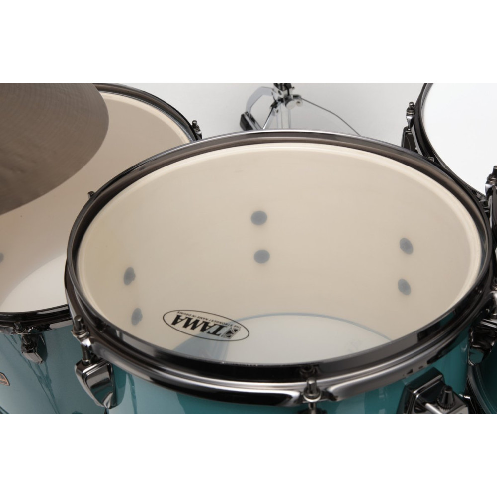 Tama IP50H6WBN-SLM Imperialstar Drum Set 5 pcs - Sky Blue Mist/Chrome HW + MEINL Cymbals HCS Cymbal Kit/Stage Master Dou