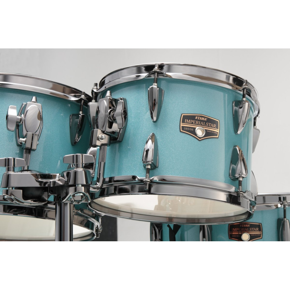Tama IP50H6WBN-SLM Imperialstar Drum Set 5 pcs - Sky Blue Mist/Chrome HW + MEINL Cymbals HCS Cymbal Kit/Stage Master Dou