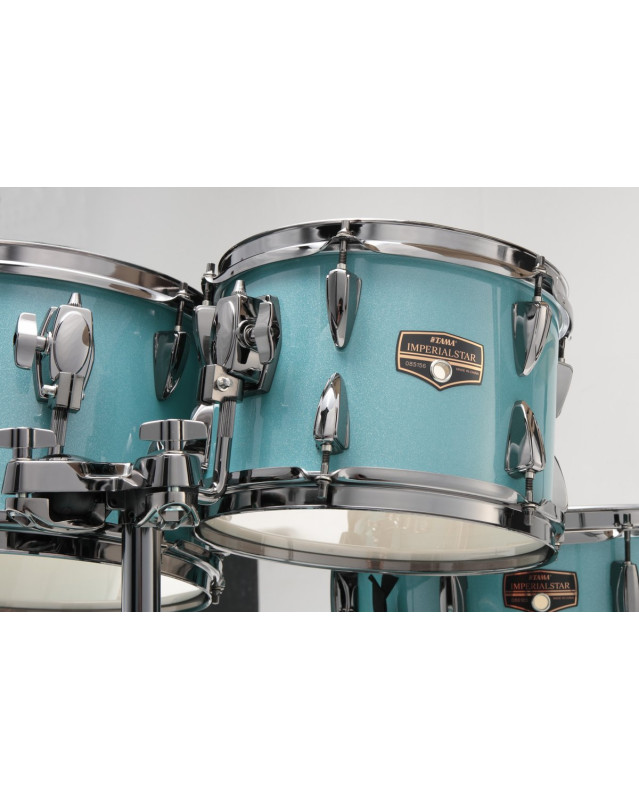 Tama IP50H6WBN-SLM Imperialstar Drum Set 5 pcs - Sky Blue Mist/Chrome HW + MEINL Cymbals HCS Cymbal Kit/Stage Master Dou