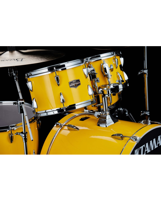 Tama IP52H6W-ELY Imperialstar Drum Set 5 pcs - Electric Yellow/Chrome HW + MEINL Cymbals HCS Cymbal Kit/Stage Master Dou