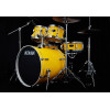 Tama IP52H6W-ELY Imperialstar Drum Set 5 pcs - Electric Yellow/Chrome HW + MEINL Cymbals HCS Cymbal Kit/Stage Master Dou