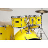 Tama IP52H6W-ELY Imperialstar Drum Set 5 pcs - Electric Yellow/Chrome HW + MEINL Cymbals HCS Cymbal Kit/Stage Master Dou