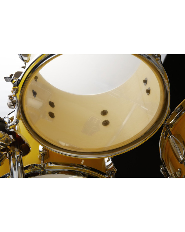 Tama IP52H6W-ELY Imperialstar Drum Set 5 pcs - Electric Yellow/Chrome HW + MEINL Cymbals HCS Cymbal Kit/Stage Master Dou