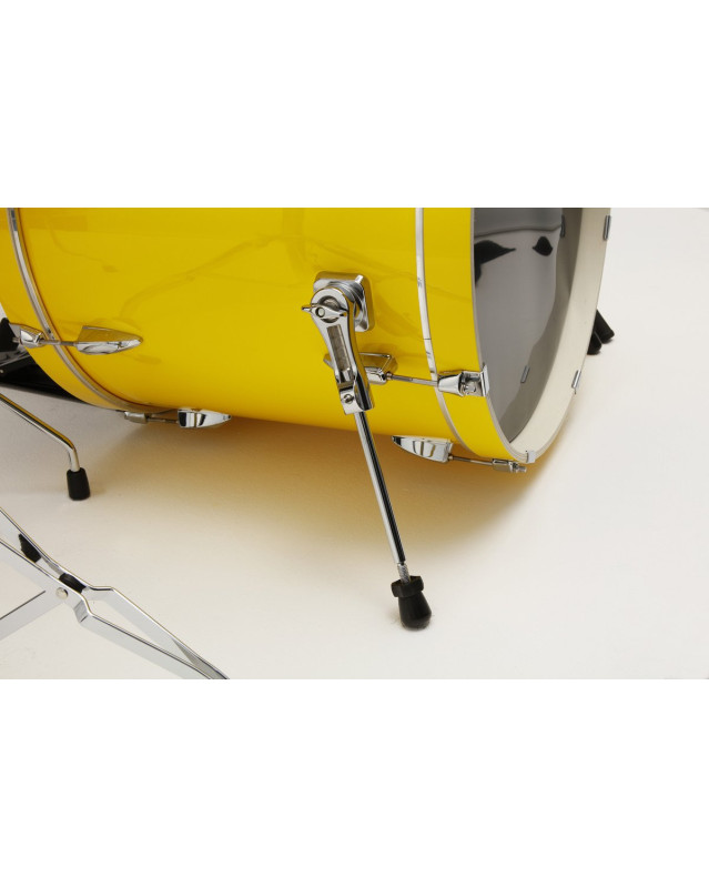 Tama IP52H6W-ELY Imperialstar Drum Set 5 pcs - Electric Yellow/Chrome HW + MEINL Cymbals HCS Cymbal Kit/Stage Master Dou