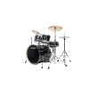 Tama IP52H6W-HBK Imperialstar Drum Set 5 pcs - Hairline Black/Chrome HW + MEINL Cymbals HCS Cymbal Kit/Stage Master Doub