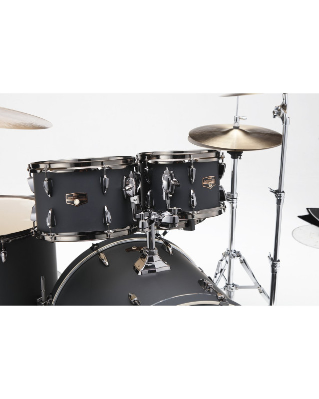 Tama IP52H6WBN-BOB Imperialstar Drum Set 5 pcs - Blacked Out Black/Black Nickel HW + MEINL Cymbals HCS Cymbal Kit/Stage 