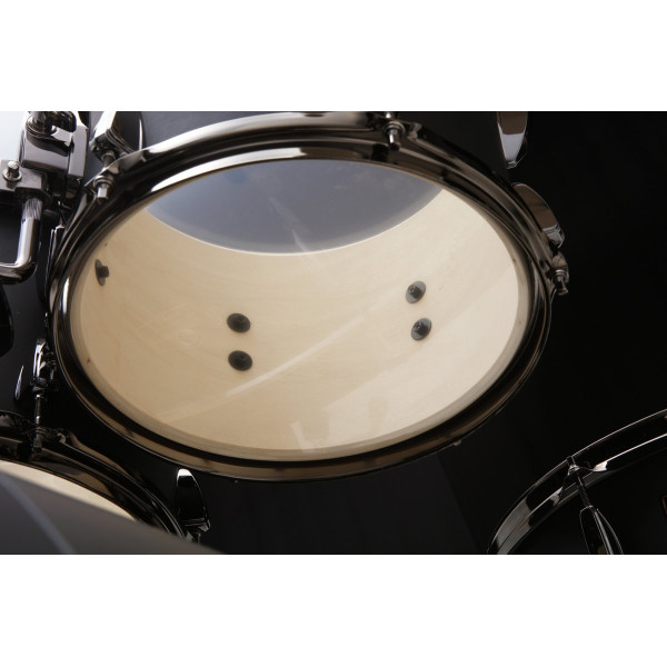 Tama IP52H6WBN-BOB Imperialstar Drum Set 5 pcs - Blacked Out Black/Black Nickel HW + MEINL Cymbals HCS Cymbal Kit/Stage 